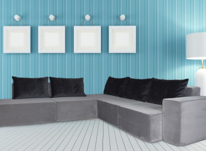 Designer Sofa Ecksofa Stoffsofa System Sofa Textil Samt Eckcouch Couch SL Sofa 2